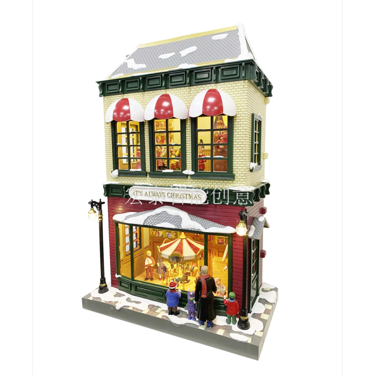Christmas House Music box Christmas decorations Christmas gifts Christmas music box Item Picture
