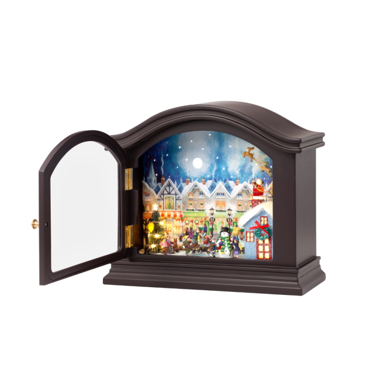 Window music box Wooden Christmas items Display Christmas gifts Christmas decorations Application Scenario