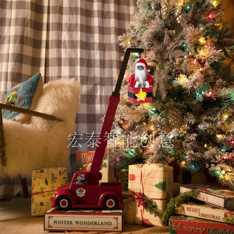 Christmas Items Lift Elf Car Christmas Decorations Christmas Gifts Christmas Decorations Christmas Music Box Electric Christmas Gifts Children's Toys Item Picture