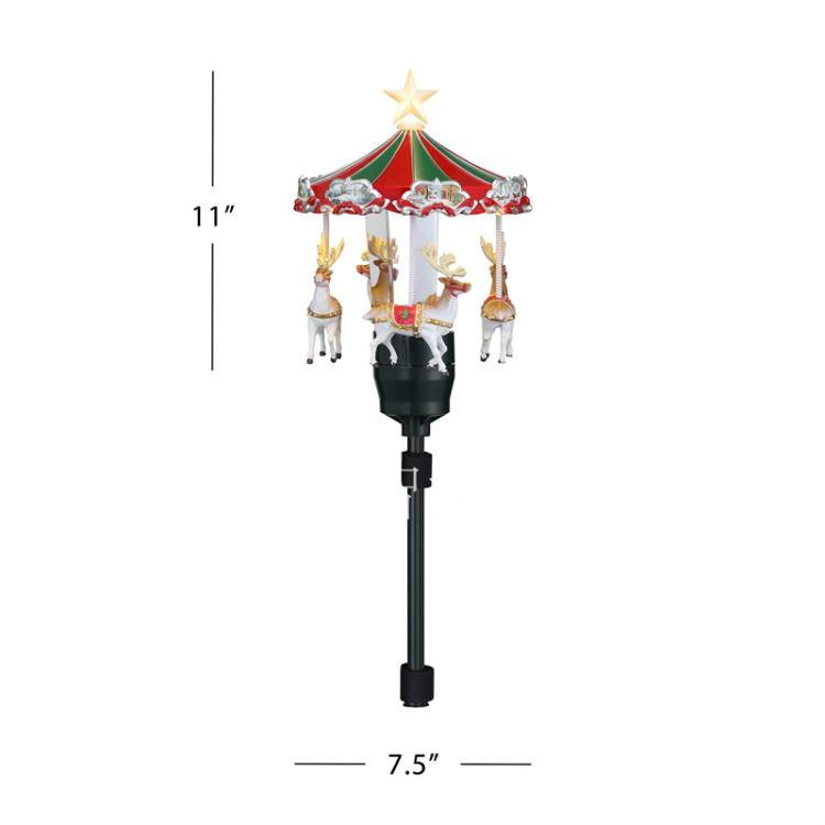 Treetop Star Amusement Horse Christmas Supplies Christmas Ornaments Christmas Ornaments Christmas Display Ornaments Electric Christmas Gifts Children's Toys Application Scenario