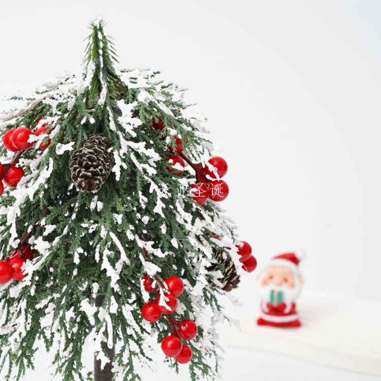 New Christmas handicrafts, festive table trees, 23cm Christmas tree ornaments, factory direct sales, available in large quantities at reasonable prices
