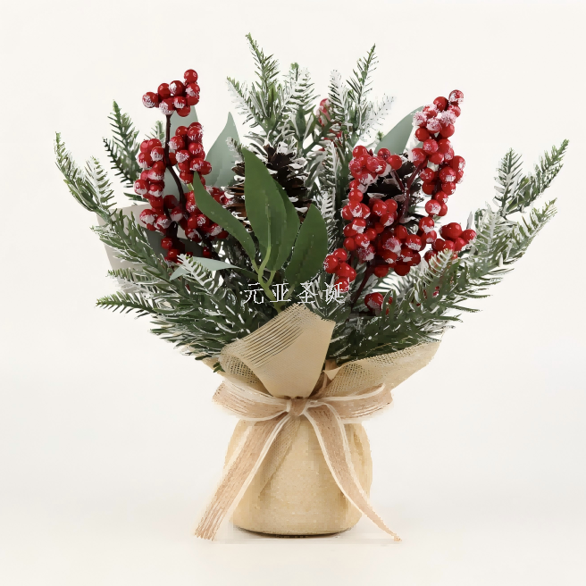 Christmas festival handicrafts table, small tree, Christmas tree handicrafts and ornaments factory direct sales, available in bulk and at reasonable prices, 20cm