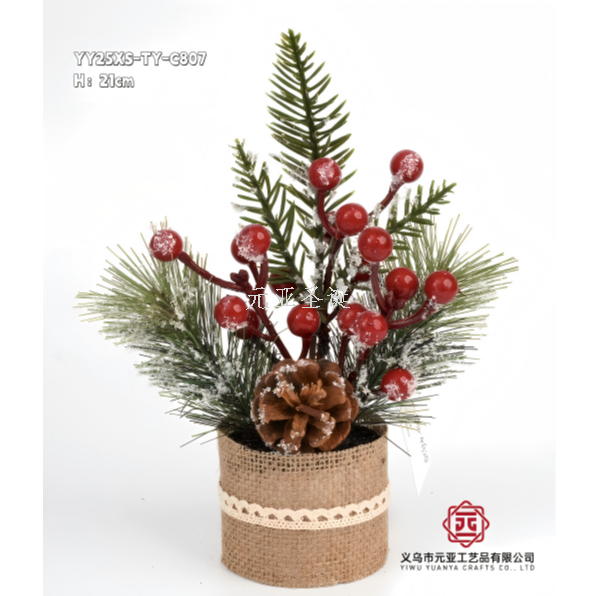 New Christmas handicrafts, festive table trees, 21cm Christmas tree ornaments, factory direct sales, available in large quantities at reasonable prices
