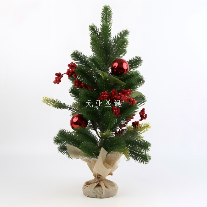 Christmas handicrafts table, small tree, Christmas tree handicrafts, festival ornaments, factory direct sales, quantity and price, 49cm