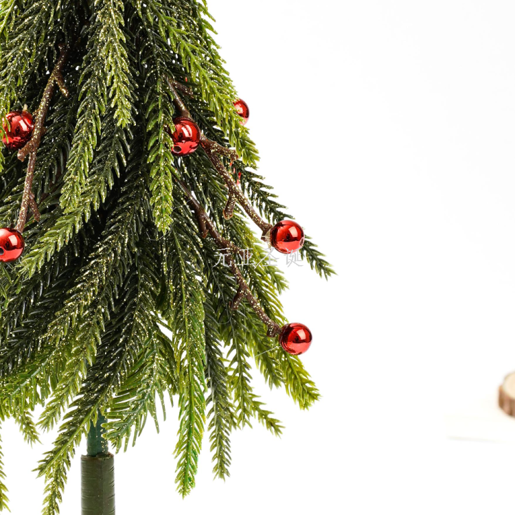 Christmas tree handicrafts, festival table, small tree, 35cm, table ornaments, factory direct sales, quantity and price details Picture
