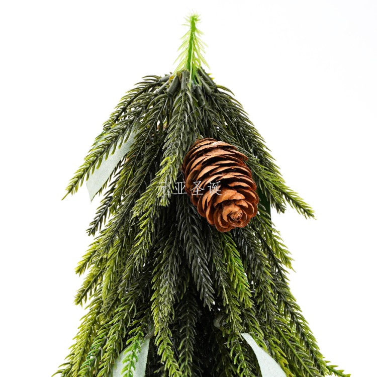 新款圣诞树工艺品节庆桌面小树28cm餐桌摆件工厂直销有量有价
