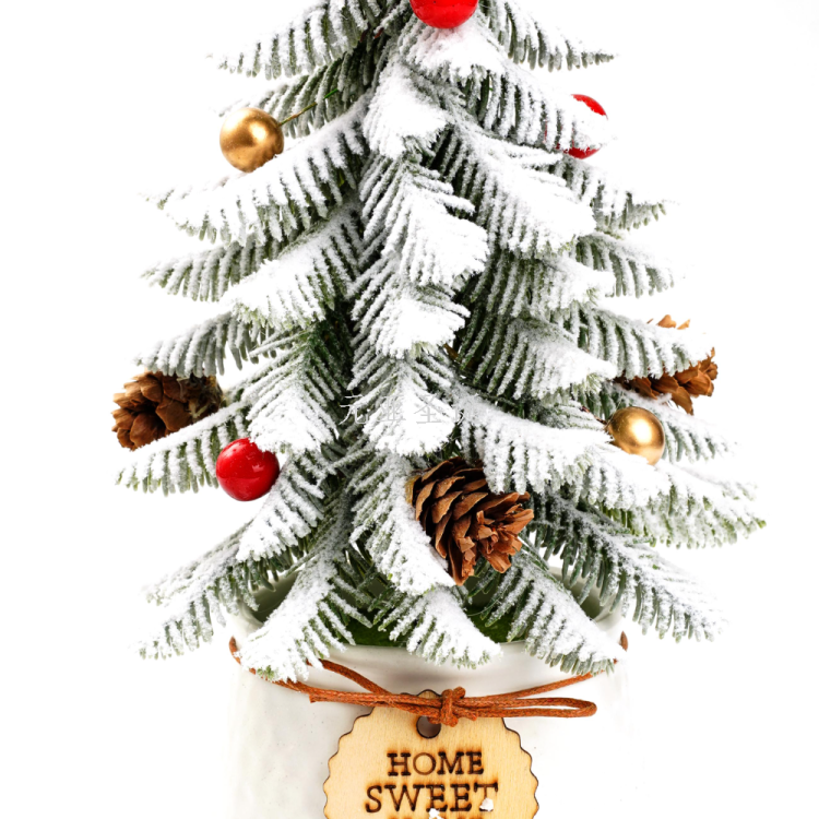 New Christmas handicrafts, table trees, Christmas tree festival decorations, factory direct sales, available in large quantities and at reasonable prices. 29cm Application Scenario