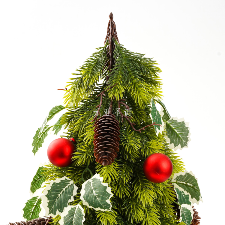 Christmas tree handicrafts, festival table, small tree 64cm, table ornaments, factory direct sales, quantity and price