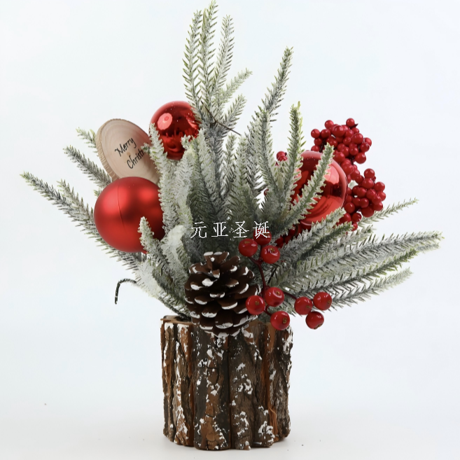 Christmas Tree Christmas ornament Table Small tree Christmas tree Craft ornament Handicraft Festival supplies 35cm