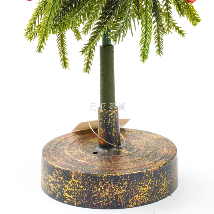 Christmas tree handicrafts, festival table, small tree, 35cm, table ornaments, factory direct sales, quantity and price Specification image