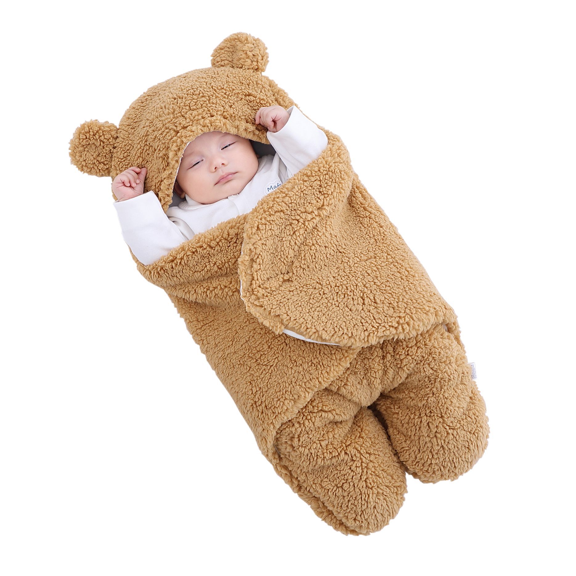 Thickened baby blanket for newborns in autumn and winter, baby sleeping bag, anti-startle, swaddling baby products Application Scenario