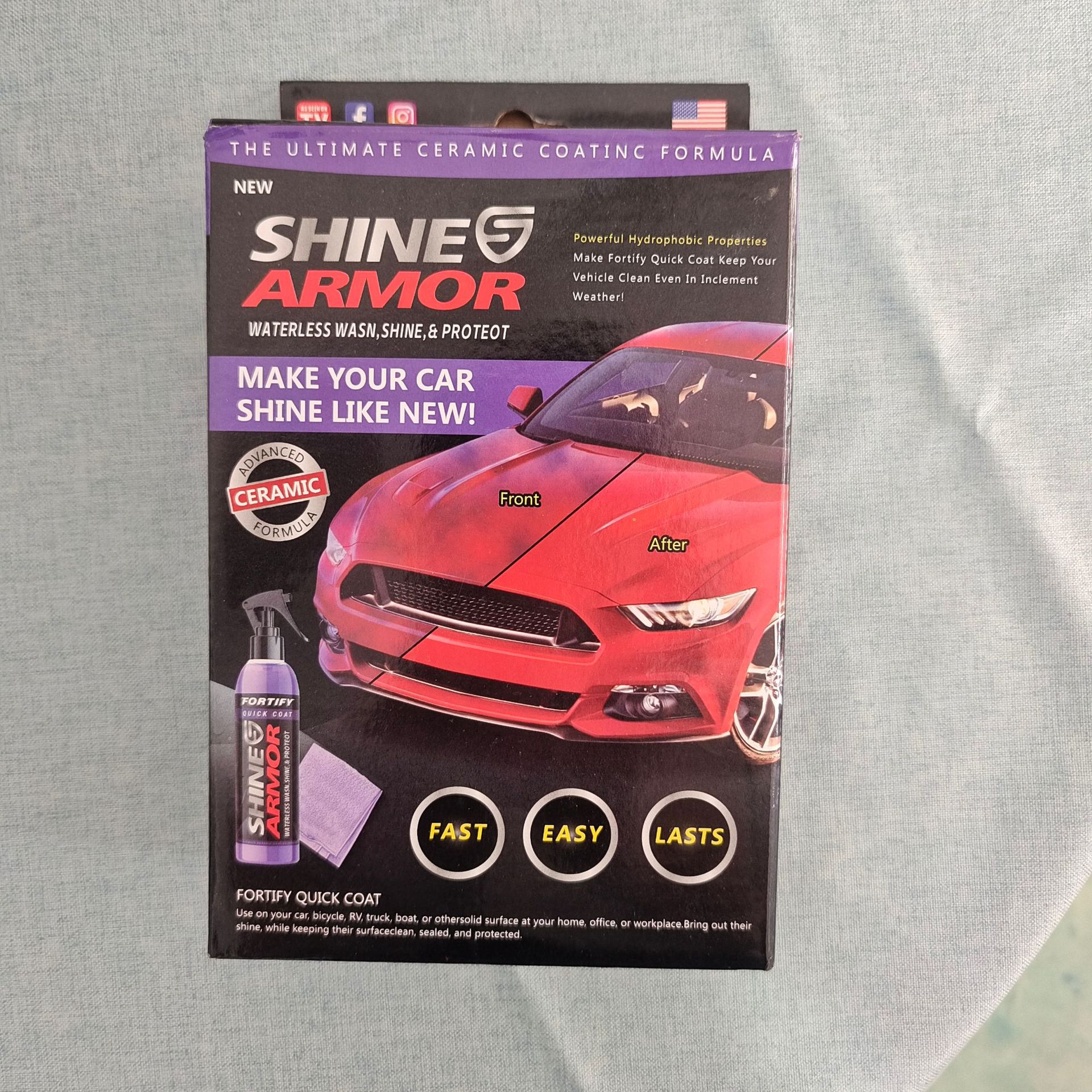 车釉/车漆镀膜实物图