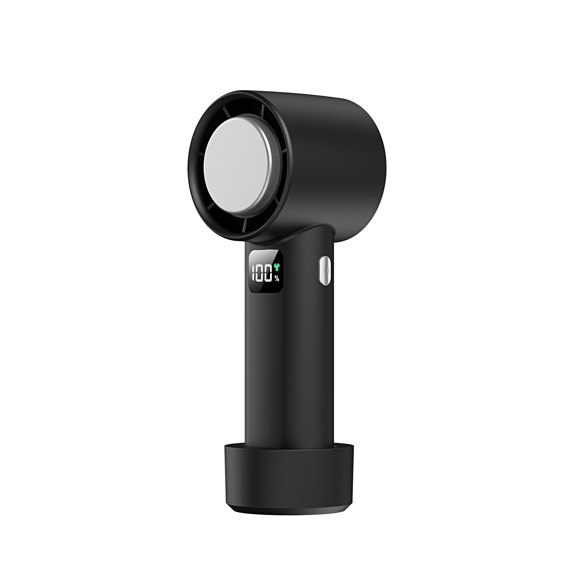 The new T60 high-speed 100-speed violent turbine bladeless handheld mini desktop fan with usb charging function Application Scenario