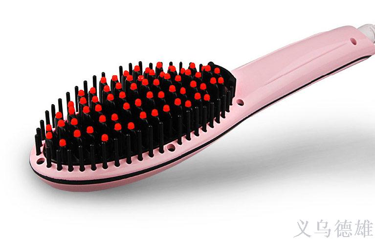 Fast hair straightener Hair straightener is a non-damaging ceramic electric splint hair straightener details Picture