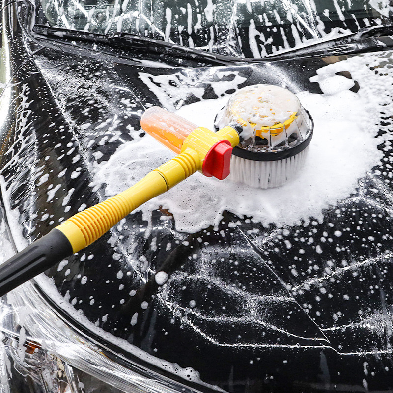 Car wash mop, soft bristle cleaning, multi-functional car wash tool, long-handled extended brush, car brush