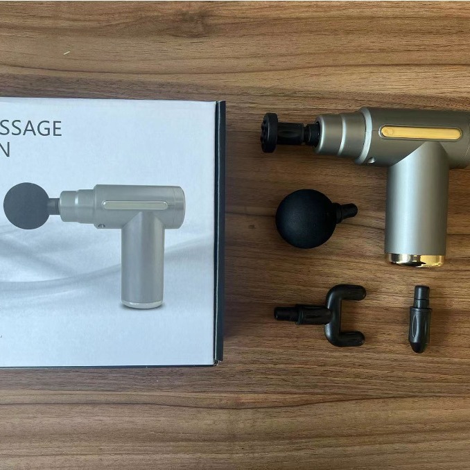 源头厂家跨境爆款720筋膜枪肌肉放松震动USB充电按摩颈椎腰部产品图