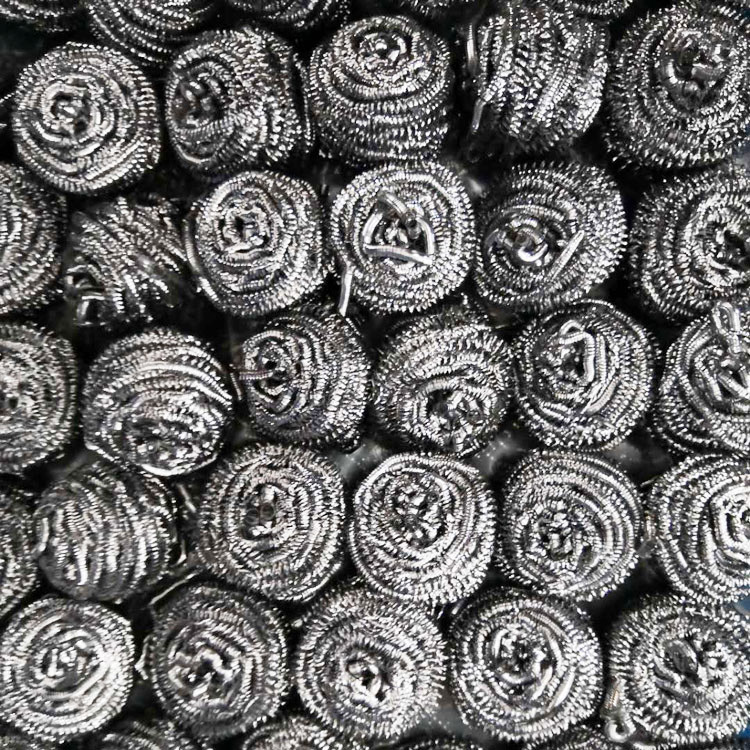Factory direct sales of cheap bare stainless steel steel wool balls for dishwashing and cleaning, bulk at 1,000 pieces each details Picture