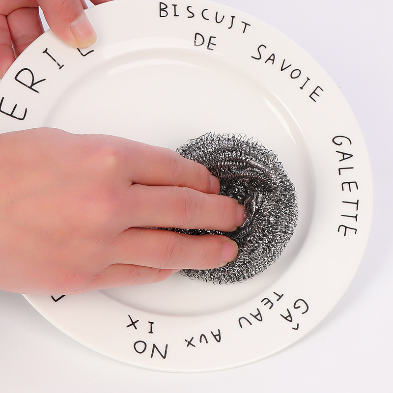 New kitchen household stainless steel wire ball cleaning sponge set cleaning and dishwashing products are supplied and wholesaled by the manufacturer Application Scenario