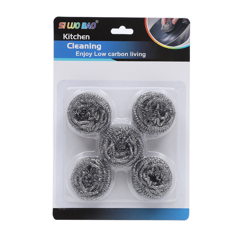 厨房刷锅洗碗不锈钢丝球去污清洁家用不掉渣厂家批发