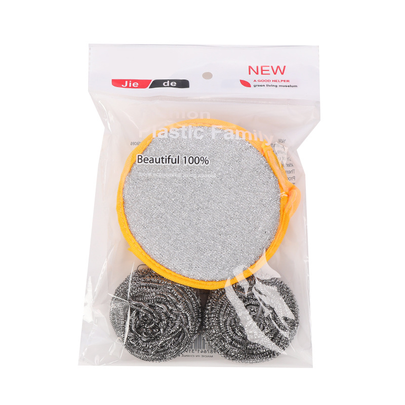 Wholesale stainless steel wire cleaning balls for scrubbing POTS and washing dishes, household kitchen wonder product sets and combinations supplied by the manufacturer Item Picture