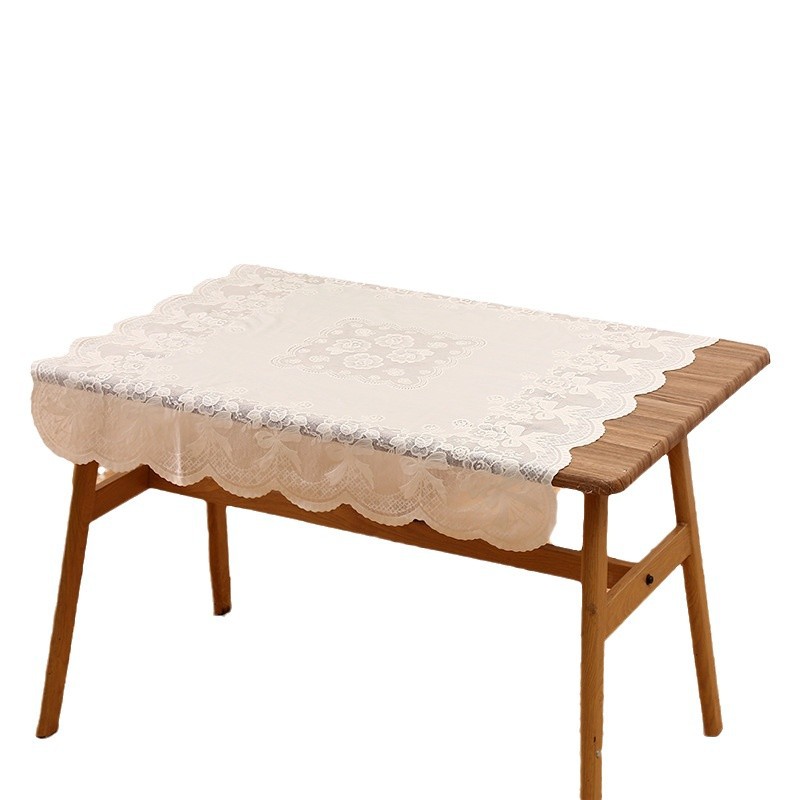 Alto nivel de encaje simple estilo de flor rectangular tela de mesa a prueba de polvo a prueba de aceite a prueba de agua mesa de café transfronteriza suministro directo Application Scenario