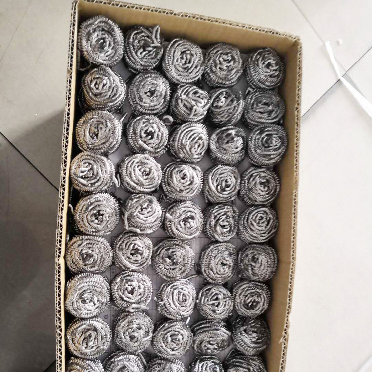 Factory direct sales of cheap bare stainless steel steel wool balls for dishwashing and cleaning, bulk at 1,000 pieces each Specification drawing