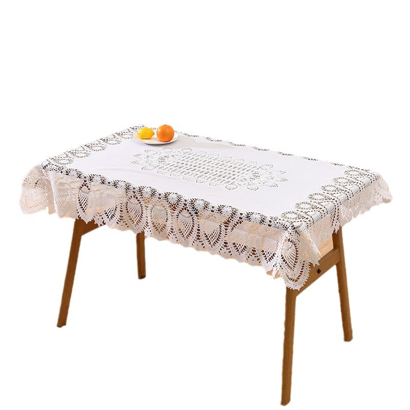 Amazon cross border hollow encaje rectángulo mesa de comedor a prueba de agua a prueba de aceite a prueba de polvo hogar mesa de mesa de café Application Scenario