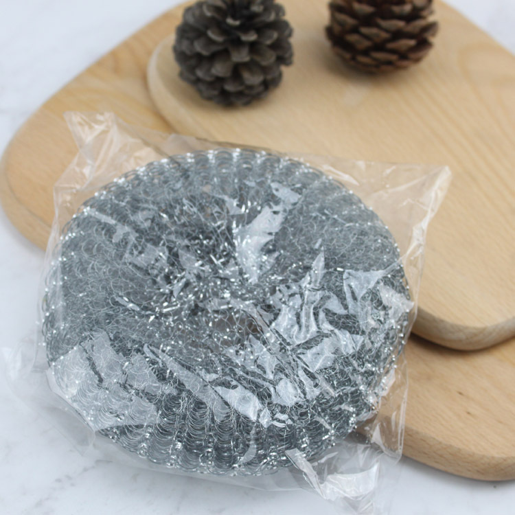 厂家直销镀锌高锌网球25g铁丝编制清洁球厨房清洁用品日用批发