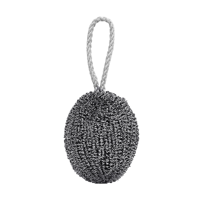 Stainless steel wool balls for hanging melons, dishwashing pot brushes, cleaning balls, kitchen and household use, non-shedding wire rope steel wool balls Specification image