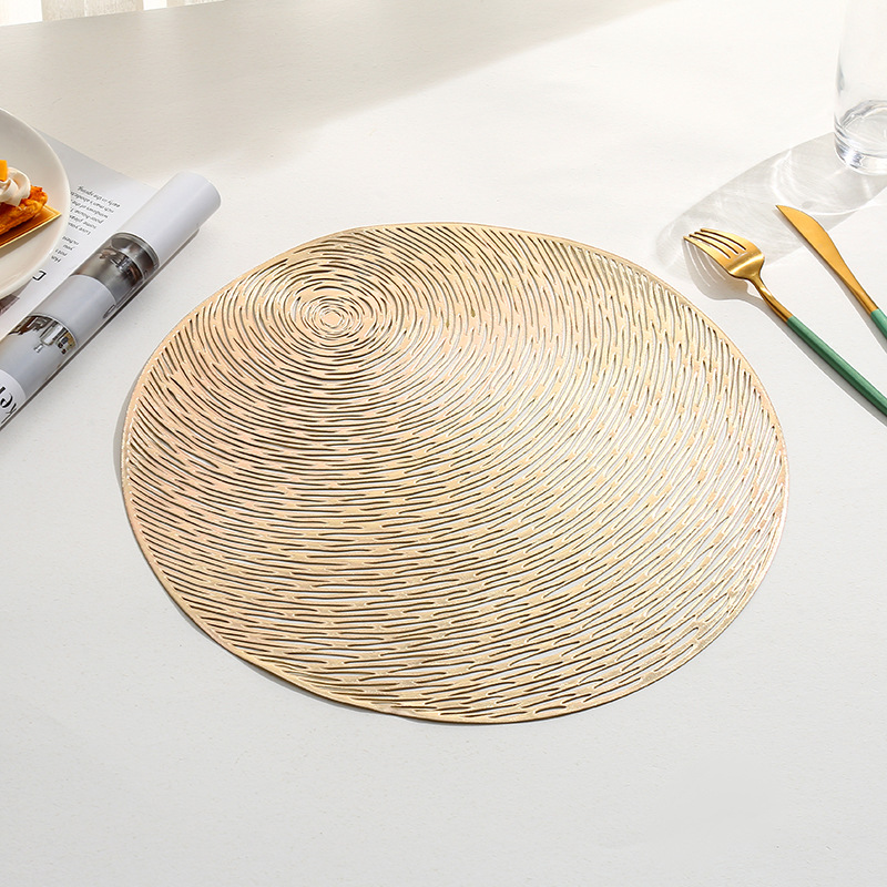 صانعة صينية من طراز PVC على طاولة صينية صينية دائرية من طراز PVC تُباع في الهواء الساخن عبر الحدود details Picture