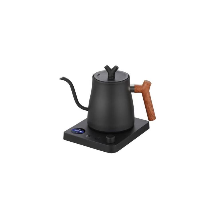 Home Tea Hand Coffee Pot Hotel Small Kettle Long Mouth Thermal Insulation 304 Mechanical Electric Kettle Specification drawing