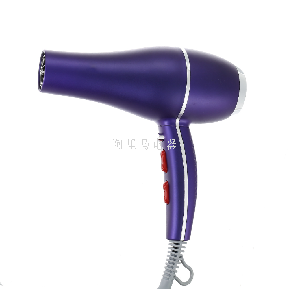 Cross-Border Home Barbershop Blower High Power Negative Ion Styling Electric Hair Dryer Black Salon