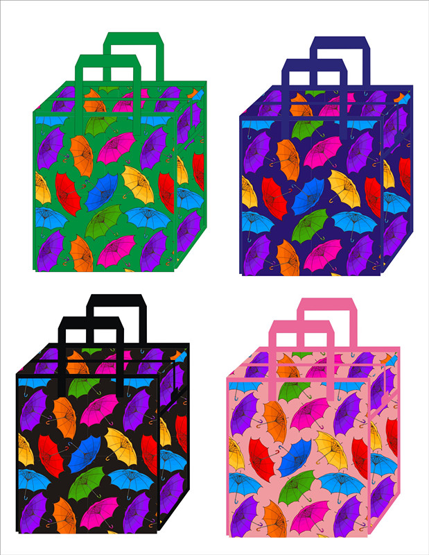 加厚PP彩印编织袋，蛇皮袋，礼品袋，包装环保袋，购物袋，收纳袋