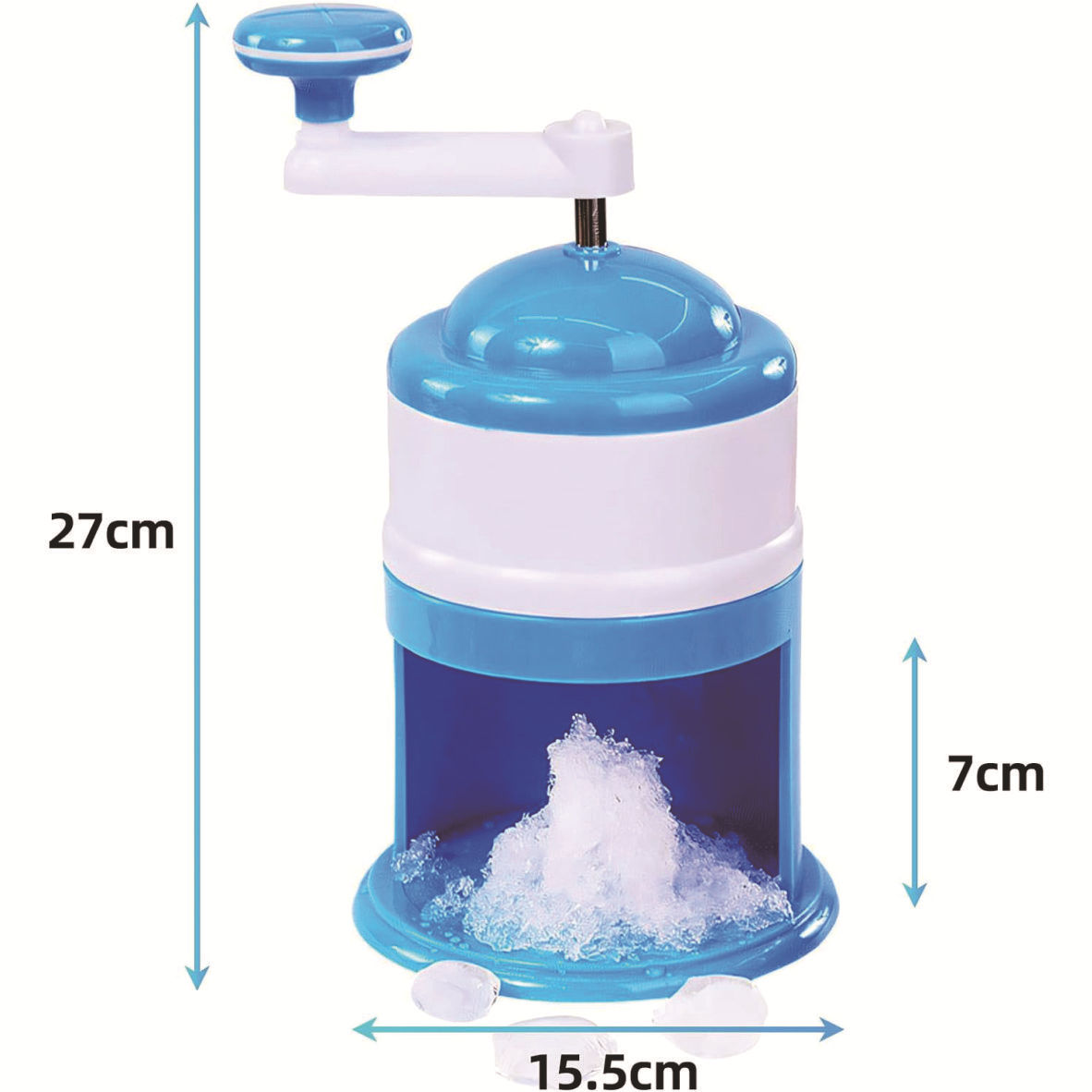 Cross-border household small mini ice crusher, manual fruit smoothie machine, hand-cranked shaved ice machine, children's DIY shaved ice maker Application Scenario