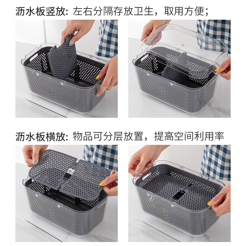 New 22-piece kitchen vegetable cutter, slicer, grater, onion and potato cutter, multi-functional household vegetable cutter Specification image