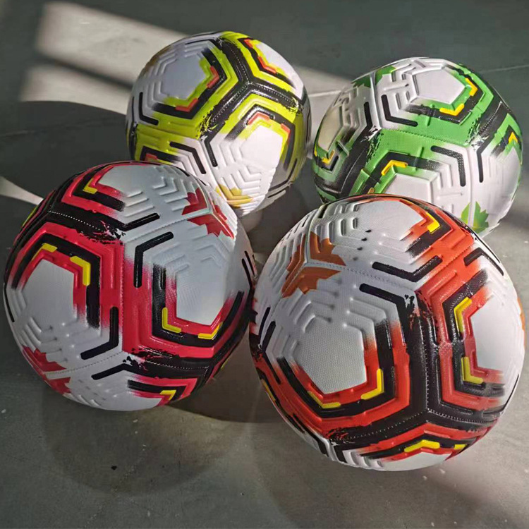 高质量英超欧冠世界杯成人青少年学生5号PU机缝足球批发football