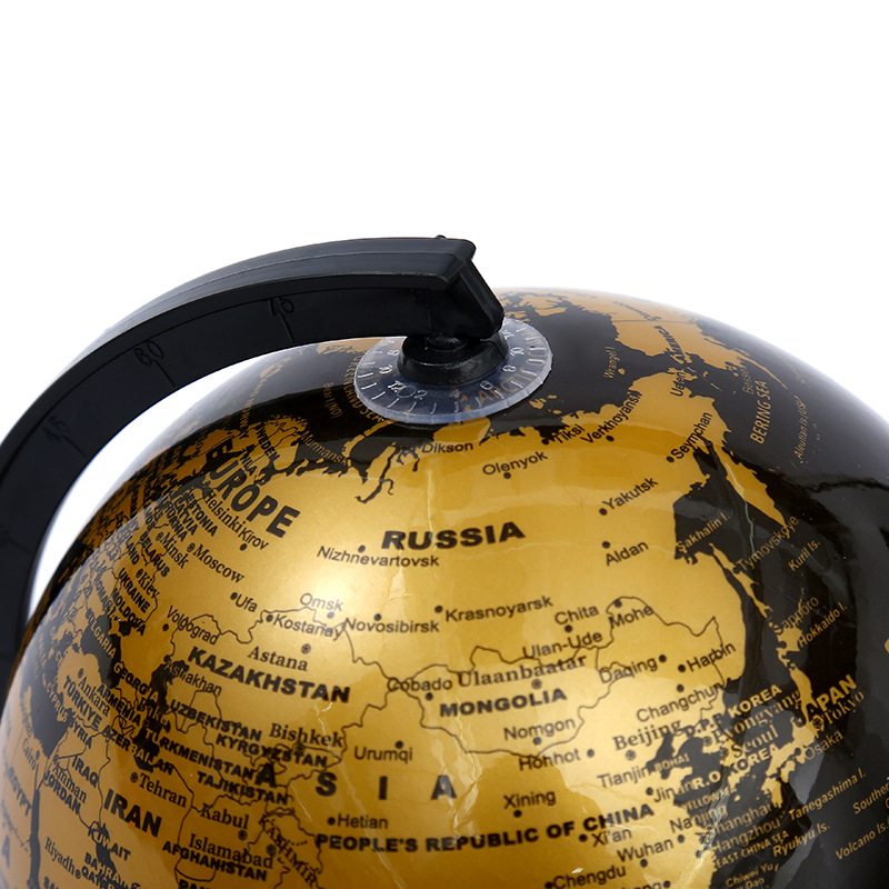 20cm English all-plastic high-definition rotatable globe cross-border bestseller geography teaching model globe wholesale details Picture