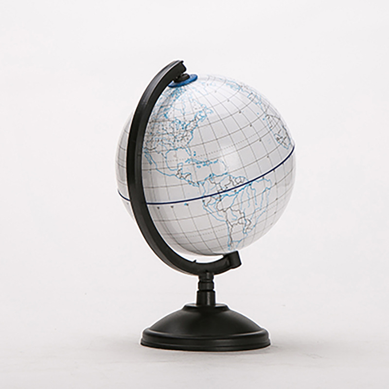 14.2cm高清印刷地球仪中小学生智能地图大中小号地球仪摆件批发