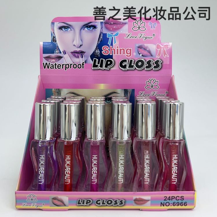 跨境美妆专供银盖六色滋润自然保湿变色唇油