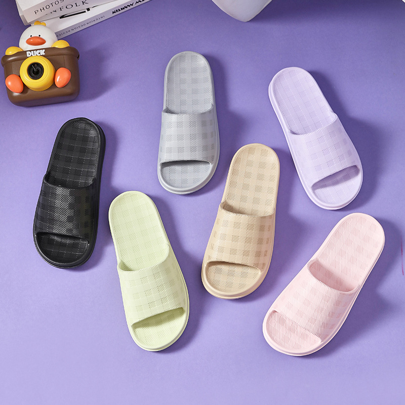 Wholesale of new slippers for men and women, bathrooms, hotels, clubs, guests, hotels, anti-slip soft thick-soled outerwear sandals for home use Specification drawing