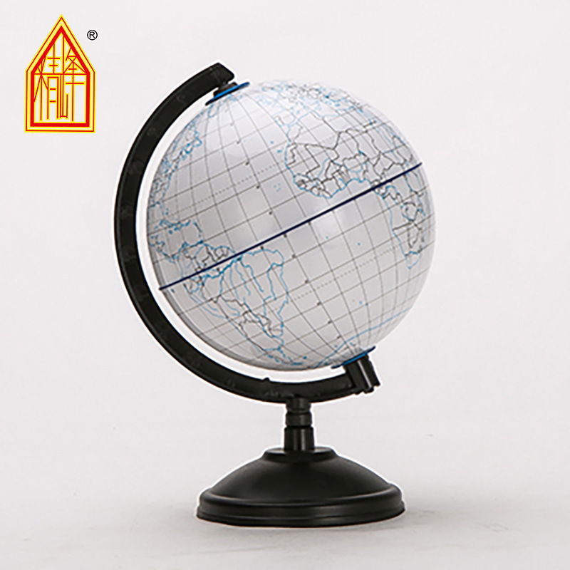 14.2cm high-definition printed globes, smart maps for primary and secondary school students, large, medium and small globe ornaments wholesale Item Picture