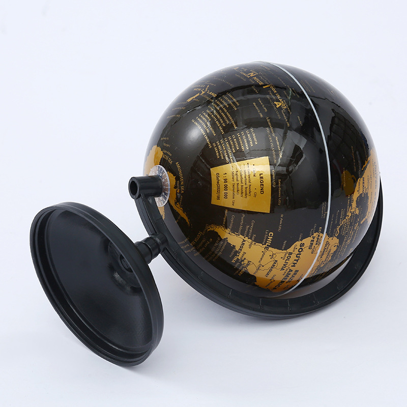 20cm English all-plastic high-definition rotatable globe cross-border bestseller geography teaching model globe wholesale
