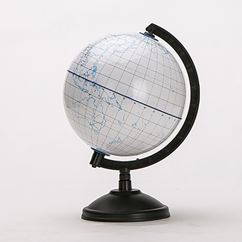 14.2cm high-definition printed globes, smart maps for primary and secondary school students, large, medium and small globe ornaments wholesale Specification image