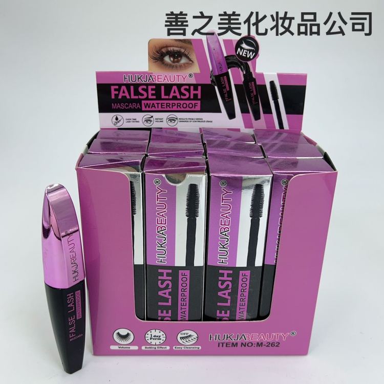 跨境美妆专供24h防水不脱妆卷翘睫毛膏