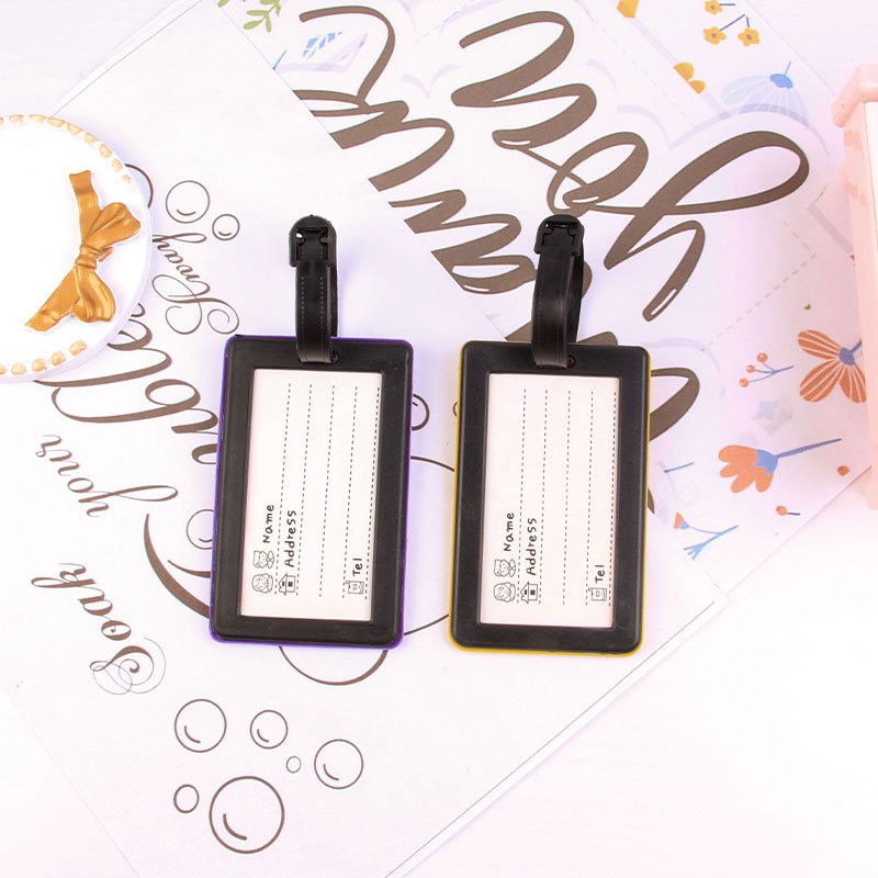 行李牌/硅胶行李牌/先生和夫人行李牌/行李箱套/皮革挂件细节图