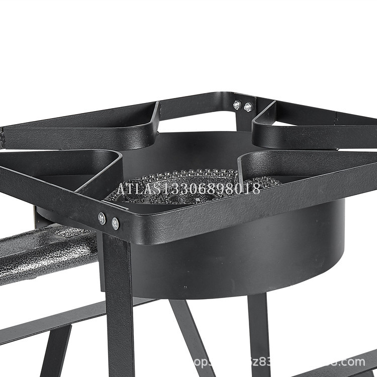 Eco-friendly and powerful outdoor cooking utensils, best-selling single-eye portable gas barbecue grill, camping barbecue grill Specification image