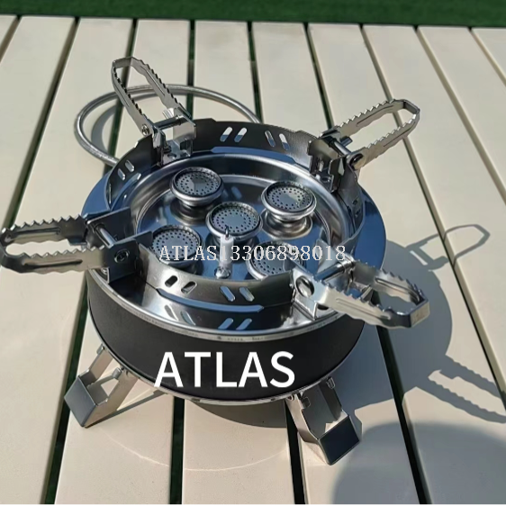 Portable ATLAS five-star outdoor stove, powerful stove head, gas stove, portable camping cookware for the wild details Picture