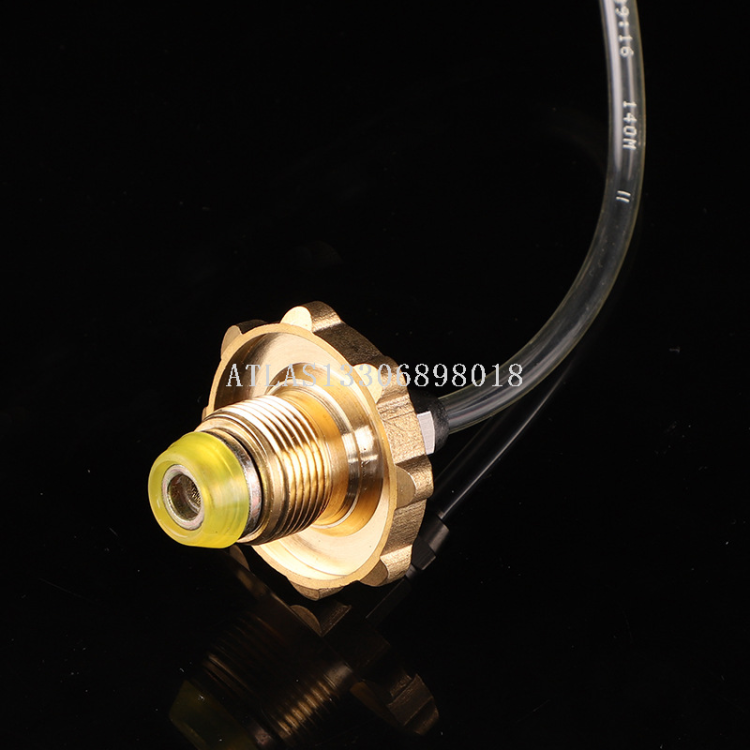 Outdoor camping barbecue flat gas tank, gas stove head, stove extended extension line, connection pipe, converter, inflation adapter details Picture