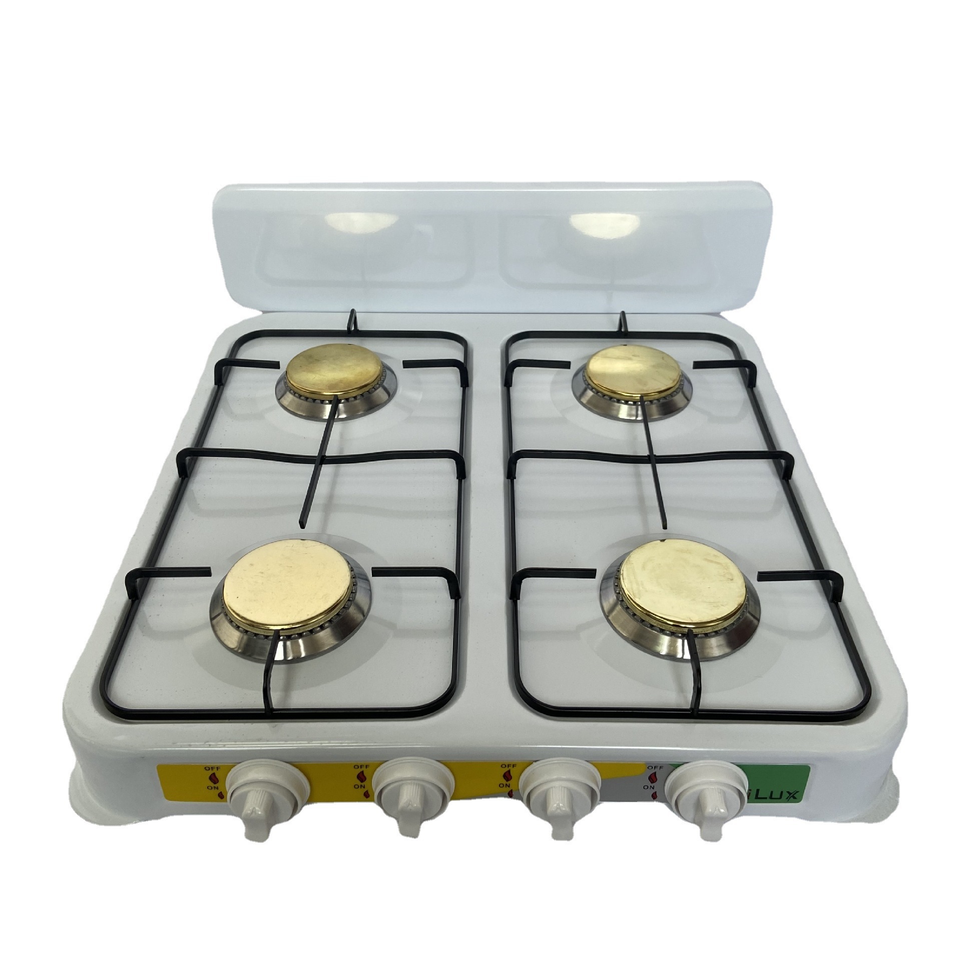 European household natural gas liquefied gas stove, built-in outlet, 4-head gas stove, 4-head stove top Application Scenario