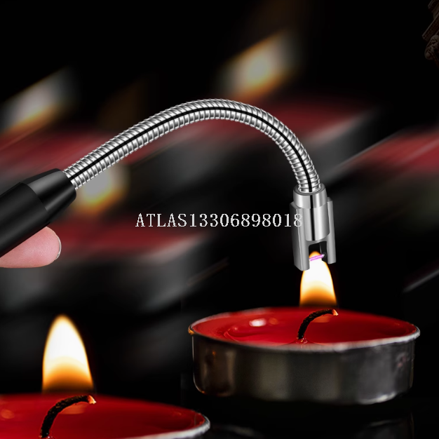 Gas stove pulse igniter, electronic gun, gas stove burner, long handle, windproof spray gun, durable charging arc Item Picture